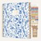 bloom daily planners 2026-2027 Academic Planner, 13 Month Soft Cover Monthly & Weekly, 8.5" x 11", Stickers Included, Blue & White Floral